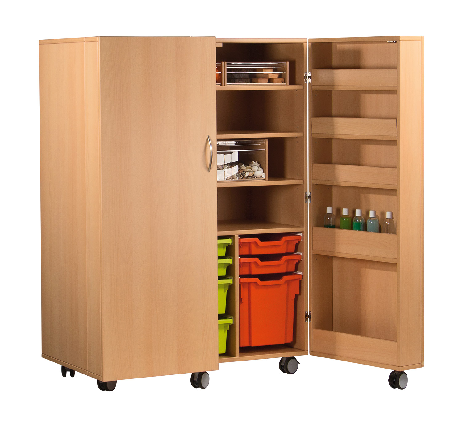 Klapp-Universalschrank Tafel