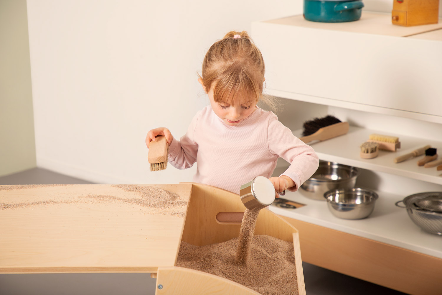 Sandstation Kindergartenhöhe